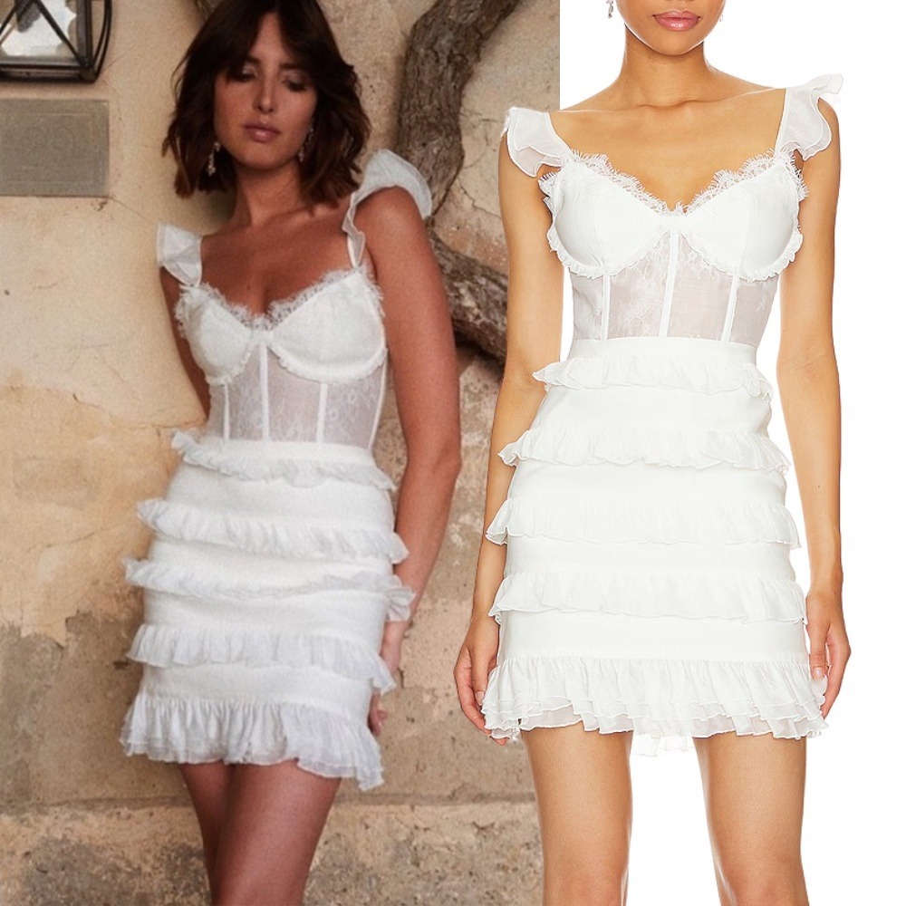 V. Chapman Fiorini Mini Dress 2 White‎